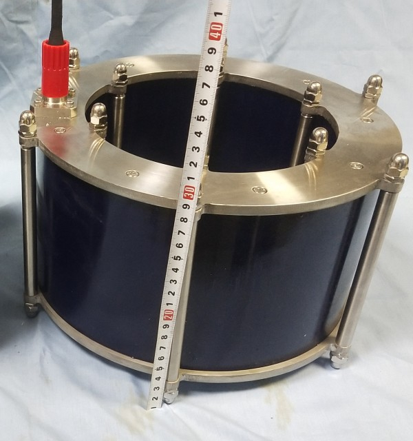 Custom 2khz-4khz Free Flooded Ring Transducer Underwater Sound Source 