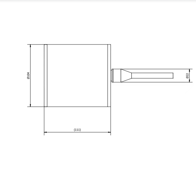 Stock 14kHz-25kHz Cylindrical Underwater Acoustic Transducer Hydrophone