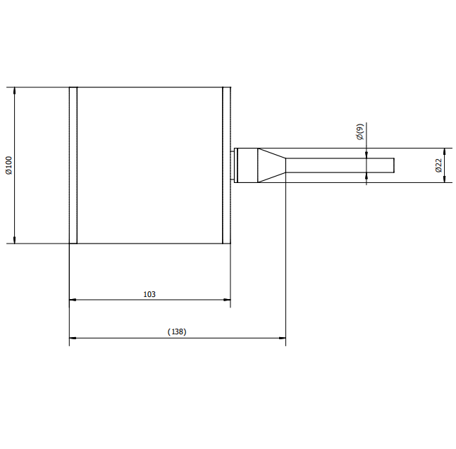 Custom 10kHz Cylindrical Transmitting Underwater Acoustic Transducer