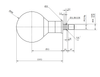20khz-30khz Spherical Communication Transducer Transmitting Acoustic Transducers 