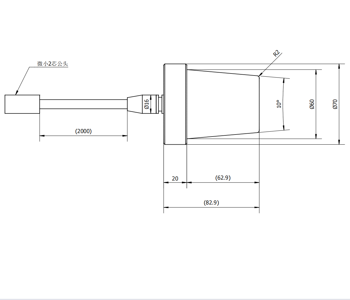 20kHz~30kHz USBL Transmitting Transducer Underwater Acoustic Positioning Transducer